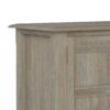 Burlington - Low Storage Cabinet - Distressed Gray - Image 3