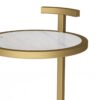 Brook - C Side Table - White / Gold - Image 2