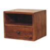 Solis - 1 Drawer Wall Mounted Nightstand - Brown - Image 3