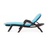 Mikael - Chaise Lounge With Cushion - Dark Brown - Image 9