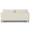 Ava - Mid Century Sofa, Upholstered - Cream - Image 4