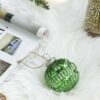 Christmas Ball Ornaments, Decorative Hanging Ball Christmas Tree Ornaments For Holiday Party Decorations (Set of 12) - Green - Image 3