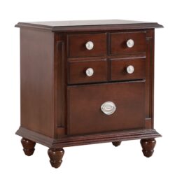 Elegant Traditional Nightstand - Cappuccino