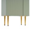 Bathroom Vanity, Combo Cabinet, Bathroom Storage Cabinet, Single Ceramic Sink, Right Side Storage - Green - Image 17