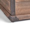 Outdoor Patio Rectangle Gas Burning Fire Pit 50, 000 Btu, Wood Pattern - Brown - Image 14