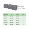 Interlocking Deck Tiles Plastic Waterproof Outdoor All Weather Anti-Slip Bathroom Shower Balcony Porch Strong Weight Capacity Upto 440 Lbs, Pebble Stone Pattern Pack Of 60 - Gray - Image 11