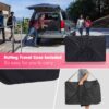 Massage Table Portable Massage Bed Lash Bed & Carrying Case Spa Table Height Adjustable, Salon Bed Face Cradle Bed - Pink - Image 3