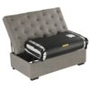 Convertible Ottoman Sleeper With Memory Mattress - Gray - Gray - Image 11
