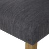 Contemporary Dining Chair (Set of 2) With Button Tufted Design - Charcoal - Image 13