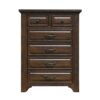 Verna - 6 Drawer Chest - Brown - Image 2