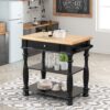 Kitchen Island - Black - Image 4