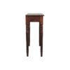Turned Legs 3 Drawer Console - Brown - Image 8