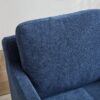 Swivel Accent Chair, Upholstered Skirted Swivel Chair With Removable Back Cushion, 360 Degree Comfy Armchair For Living Room, Nursery, Lounge, Office - Navy Chenille - Image 10