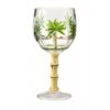 Leadingware Palm Tree Plastic Wine Glasses (Set of 4), Bpa Free Acrylic, Unbreakable, 16Oz - Clear - Image 2