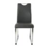 Modern Dining Chair (Set of 2), Upholstered With Cloth And Electroplated Metal Legs For Home Furniture - Charcoal Gray - Image 13