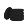 Fuji - Oversized Round Storage Ottoman - Ebony Black - Image 2