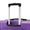 2 Piece Luggage Set With Bags Expanable Spinner Wheels ABS Lightweight Suitcase With Tsa Lock 20" / 28" - Purple - Image 16