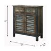 Glancio - Anqtique Console Cabinet - Oak - Image 5