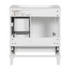 Bathroom Vanity, Modern Bathroom Cabinet With Sink Combo Set, Bathroom Storage Cabinet With A Soft Closing Door And 3 Drawers, Solid Wood Frame, Resin Basin - White - Image 21