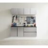 Nova - Series Garage Cabinet Set C, Melamine - Metallic Gray - Image 10