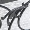 Darcie - Wrought Iron Fireplace Screen With Intricate Detailing - Black - Image 6