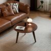 Center Low Coffee Table - Walnut - Image 2