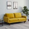 Plush Comfort Loveseat - Goldenrod - Image 4