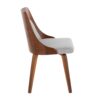 Anabelle - Mid-Century Modern Dining / Chair (Set of 2) - Walnut / Gray - Image 3