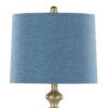 Ashland - Contemporary Table Lamp (Set of 2) - Gold / Moroccan Blue Slub - Image 4