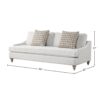 Sofa Single Reverable Cushion With 2 Pillows - Off White - Image 6