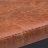Lacey - Tufted Ottoman Bench - Distressed Saddle Brown - Image 6
