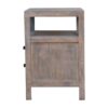 Acid - 2 Drawer Open Bedside Table - Gray Ash - Image 8
