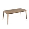 Acacia Wood Dining Table 8 Person Outdoor Table, Farmhouse Furniture For Patio, Garden, Backyard - Light Brown - Image 7