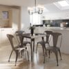 Austin - Industrial Dining Table - Antique - Image 7