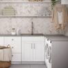 Shaker - Modern, Wide Laundry Cabinet With Faucet And Stainless Steel Sink - White - Image 8