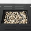 34" Propane Gas Fire Pit Table, 50000 Btu Rectangular Steel Fire Pit For Outside Patio Deck Garden Courtyard - Black - Image 6