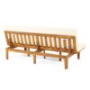 Outdoor Elegance Daybed With Convertible Design Cushion Frame - Beige - Image 7
