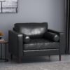 Sophisticated - Club Chair With Birch Wood Legs - Black - Image 5