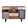 Rustic 2 Drawer Kitchen Island - Multi - Image 2