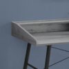 Computer Desk For Home Office, Storage Shelves, Versatile Placement - Gray - Image 8