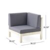 Brava - X Back Left Arm Chair - Gray - Image 3