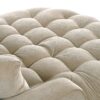 Modern Chaise Lounge Sofa Bed Upholstered Sofa Couch With Tufted Seat And Detachable Pillows For Living Room - Champagne - Image 17