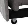 Stylish Folding Ottoman Sofa Bed With Multifunctional Design - Gray - Image 19