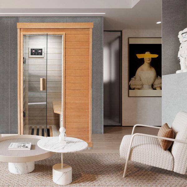 Infrared Sauna Room Single Room - Natural