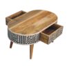 Inlay - Edessa Bone Coffee Table - Oak - Image 9