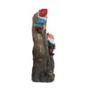 Decorative Woodland Gnome Water Fountain With LED Light - Brown - Image 4