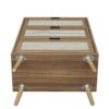 3 Drawer Cabinet, Suitable For Bedroom, Living Room, Study - Walnut - Image 19