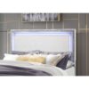 Almera - Queen Bed Glitter - White - Image 2