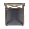 Perla - Dining Chair Set With Cushions 2 Piece - Dark Gray - Image 11