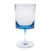 Halo - Leadingware Oval Plastic Wine Glasses (Set of 4), Bpa Free, Unbreakable Acrylic, 12Oz - Blue - Image 3